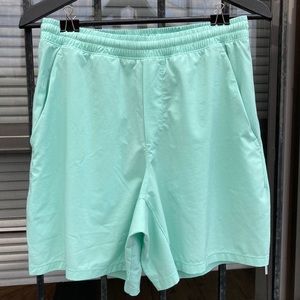 Lululemon teal shorts (mens small), unisex fit